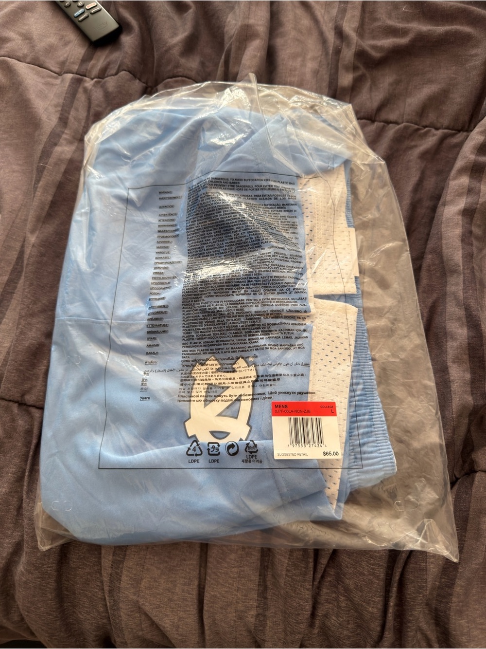 Jordan Men's Light Blue Athletic Shorts